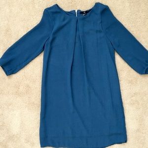 H&M shift dress teal